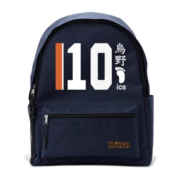 Haikyu Hinata s Jersey Blue Backpack Adjustable Shoulder For Cheap