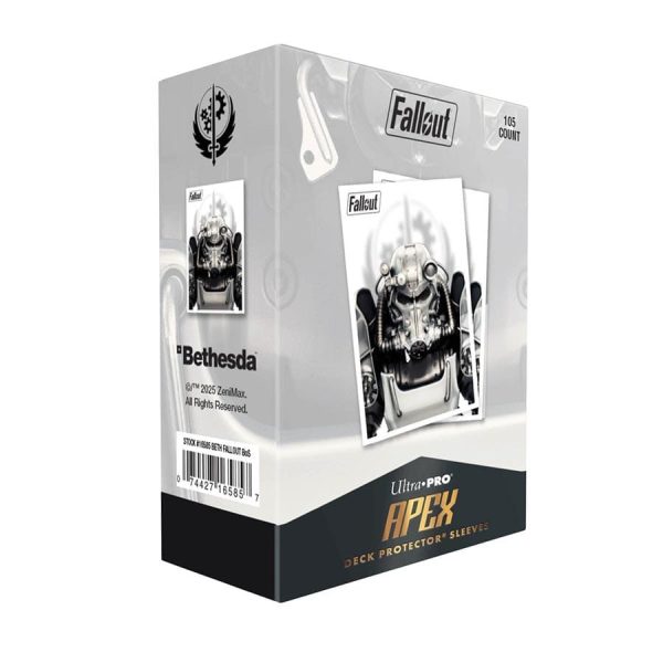Ultra Pro: Fallout: Brotherhood of Steel: 105ct Apex Deck Protector Sleeves (Pre-Order) Online Sale - Image 2