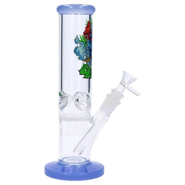 420 Skull Water Pipe with Honeycomb Perc - 10 in Online Sale - Image 2