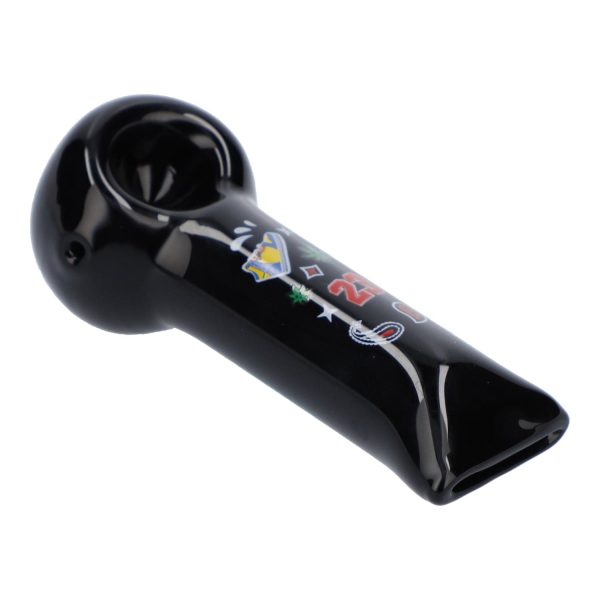 4  OG Kush Hand Pipe - Black For Sale - Image 4