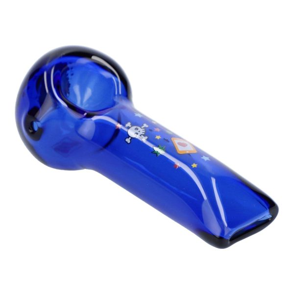 4  Blue Dream Hand Pipe - Transparent Blue Discount - Image 5