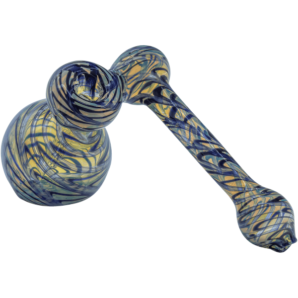 Colored Sidecar  Fumed Sidecar Bubbler Pipe (Various Colors) Sale - Image 3