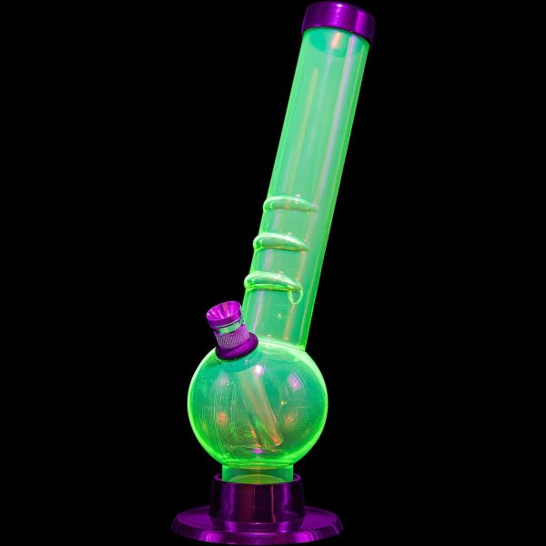 8  Acrylic Angled Neck Bubble Bong Online now - Image 2
