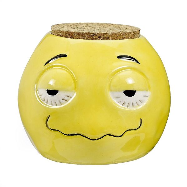Stoned Emoji Pipe Mug & Stash Jar Bundle For Cheap - Image 3