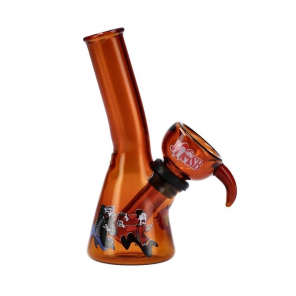 4  Mini Water Pipe - On The Run Amber For Sale