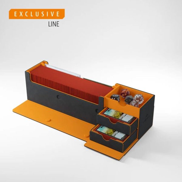 Gamegenic: Boxes - Cards  Lair 400+ Convertible Black and Orange Online now - Image 2