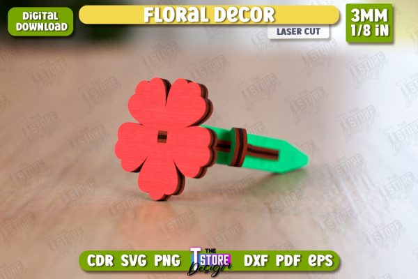 Eternal Flower Laser Cut | Gift Idea | Wooden Flower | CNC File For Discount