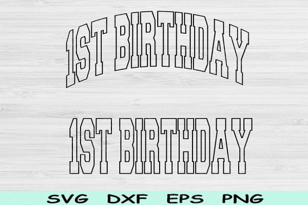1st Birthday Svg Dxf Png Cut Files, First Birthday Svg, One Birthday Svg Files For Cricut, 1st Birthday Png, Birthday Boy Svg Digital Design Online Hot Sale