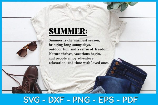 Summer Words SVG PNG PDF Cut File For Discount - Image 2