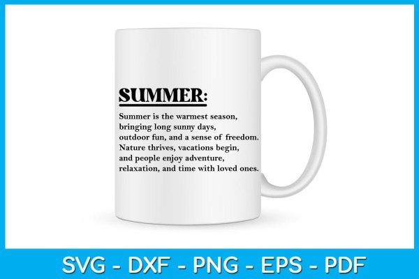 Summer Words SVG PNG PDF Cut File For Discount - Image 3