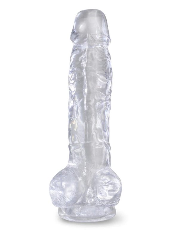 King Cock 8 Inch Suction Cup Dildo with Balls For Cheap - Image 3
