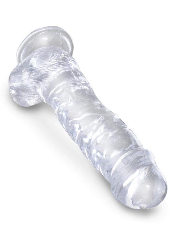 King Cock 8 Inch Suction Cup Dildo with Balls For Cheap - Image 2