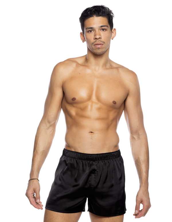 HUSTLER Satin Boxer Hot on Sale - Image 2