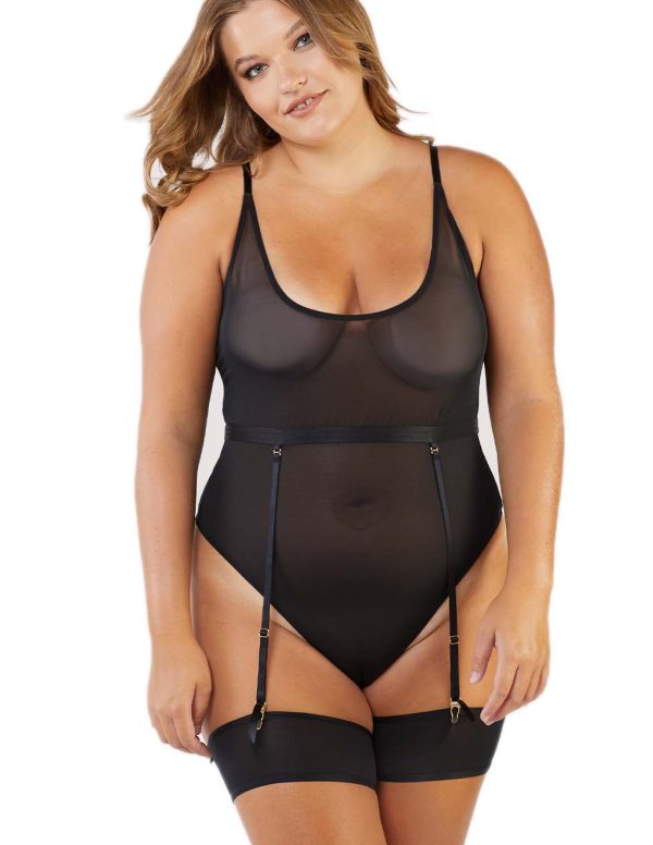 HUSTLER® Dolly Garter Teddy Online Sale - Image 3