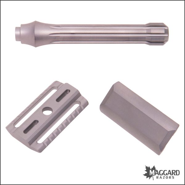 Blackland Razors Blackbird Titanium Closed Comb DE Safety Razor with 85mm Handle, Satin Finish Online Hot Sale - Image 3