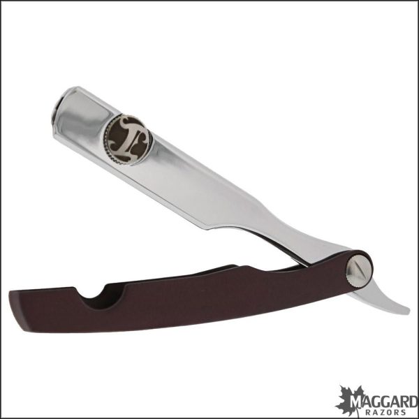 Irving Barber Co. Brandy Chrome Shavette Razor Hot on Sale - Image 2
