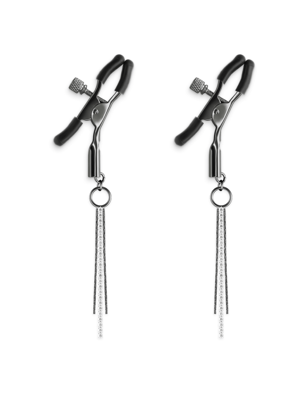 Bound Adjustable Metal 3 Tassle Clamps D3 on Sale