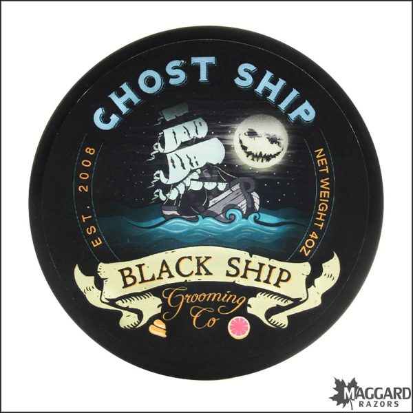Black Ship Grooming Co. Ghost Ship Artisan Shaving Soap, 4oz - Seasonal Release For Cheap