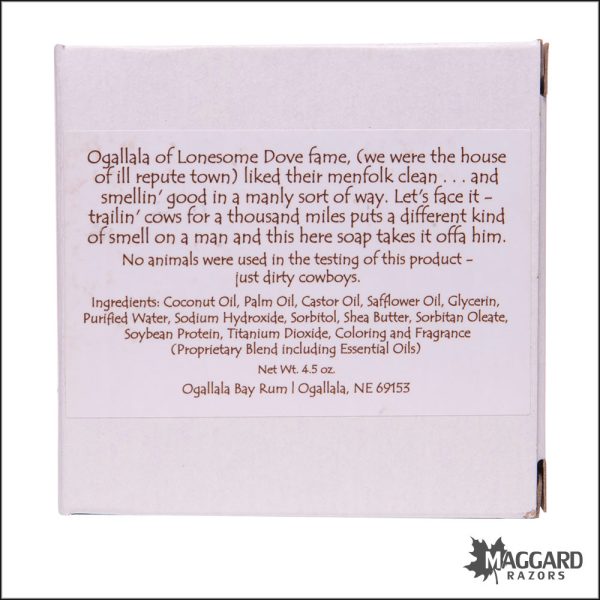 Ogallala Bay Rum Bath Shampoo Bar, 4.5oz Online now - Image 2