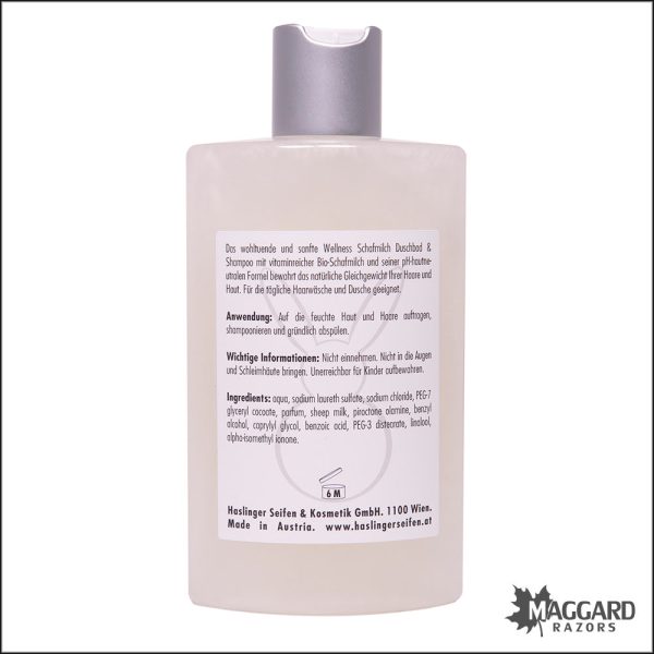 Haslinger Schafmilch (Sheep Milk) Bath and Shampoo Gel, 200ml Online - Image 2