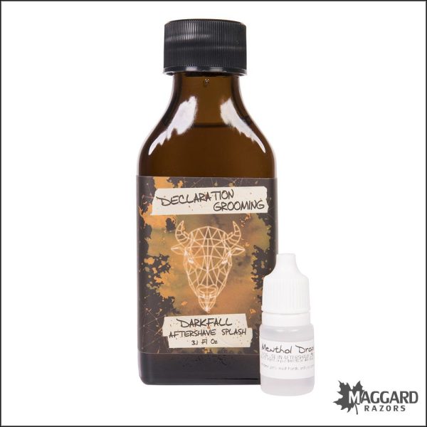 Declaration Grooming Darkfall Artisan Aftershave with Optional Menthol, 3.1oz - Seasonal Fashion