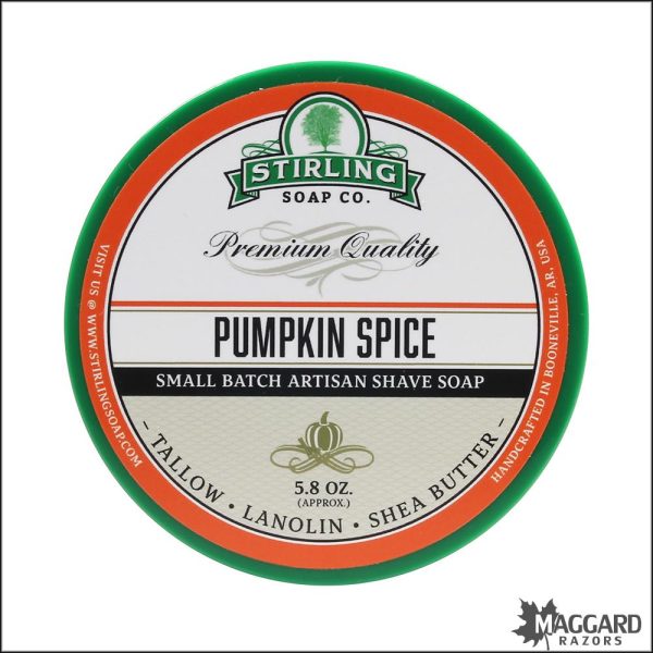 Stirling Soap Co. Pumpkin Spice Shaving Soap, 5.8oz - Seasonal Online now