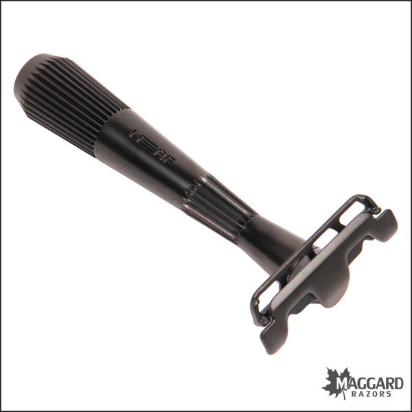 Leaf Thorn Single Edge Fixed Head Razor, with Starter Blades - Black Online Sale