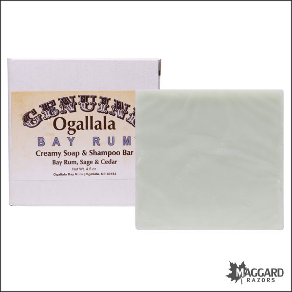 Ogallala Bay Rum, Sage and Cedar Bath Shampoo Bar, 4.5oz Sale