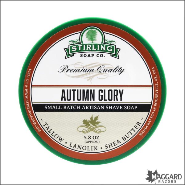 Stirling Soap Co. Autumn Glory Shaving Soap, 5.8oz - Seasonal For Cheap