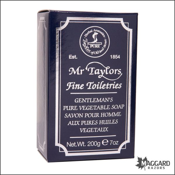Taylor of Old Bond Street Mr. Taylor Pure Vegetable Triple Milled Bar Soap, 200g on Sale