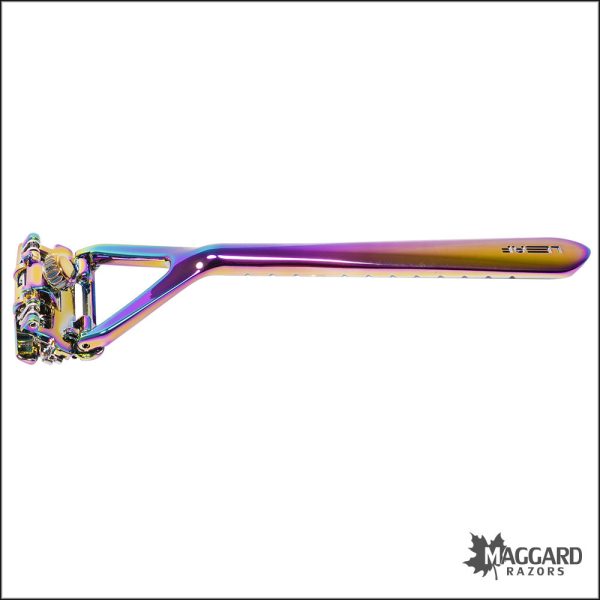 Leaf Single Edge Multiblade Pivoting Head Razor, with Starter Blades - Prism Color Online now