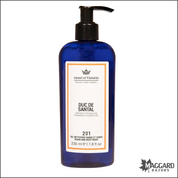 Henri et Victoria Duc de Santal Artisan Beard and Body Wash, 7.8oz Online