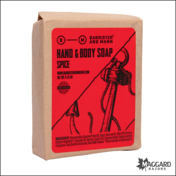 Barrister and Mann Spice Hand and Body Soap, 4.75oz Fashion